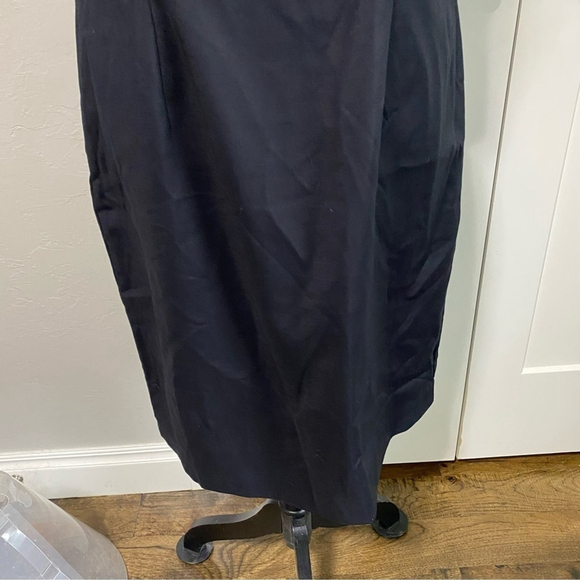 Worthington black sheath dress with lace sheer top detail sleeveless NWT size 14 - Picture 8 of 13